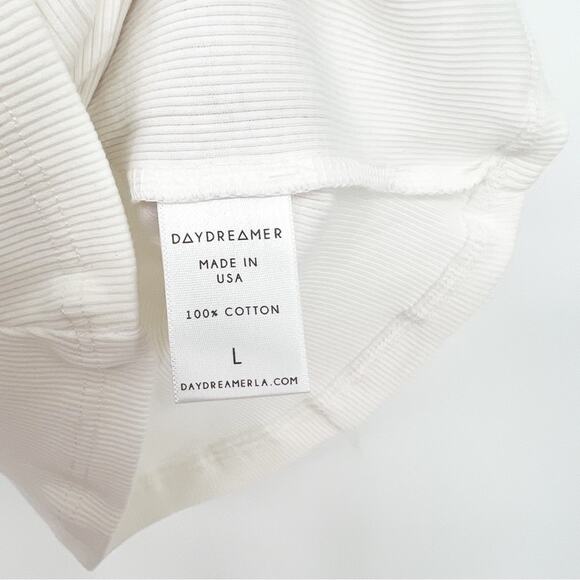 NWT Daydreamer Dreamscape Graphic Print Tank Top L White - Picture 6 of 9